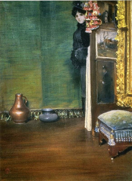 May I Come In? by William Merritt Chase