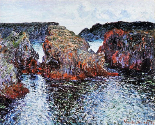 Belle-Ile, Rocks At Port-Goulphar by Claude Oscar Monet