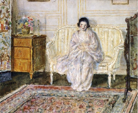 Woman In An Interior by Frederick Carl Frieseke