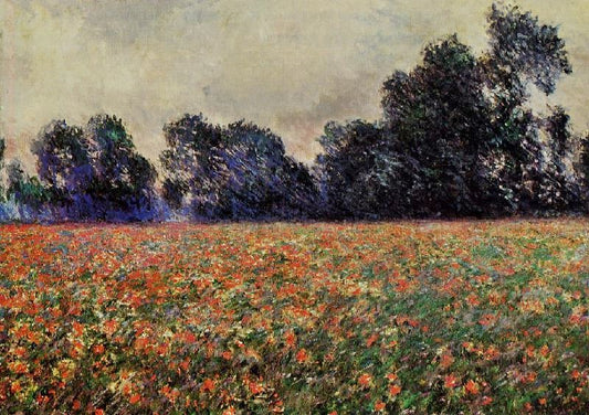 Poppies At Giverny by Claude Oscar Monet