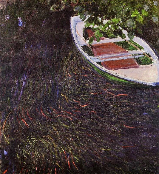 The Row Boat by Claude Oscar Monet