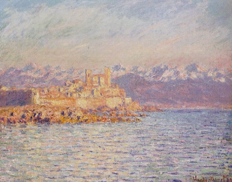 The Bay Of Antibes by Claude Oscar Monet