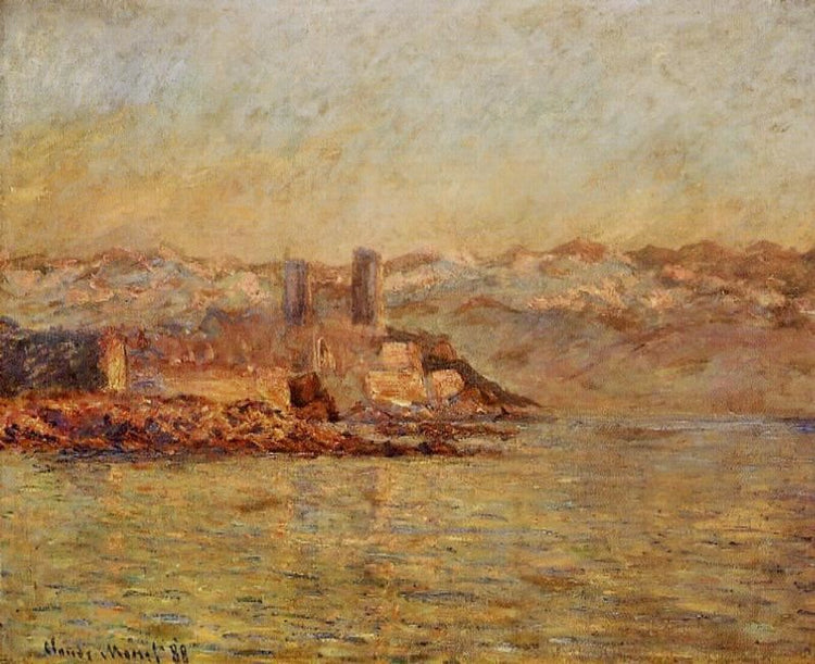 Antibes And The Maritime Alps by Claude Oscar Monet