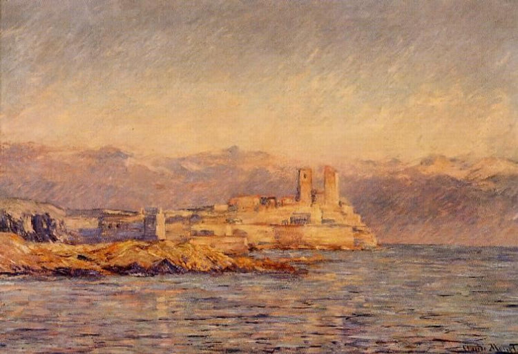 The Castle In Antibes by Claude Oscar Monet