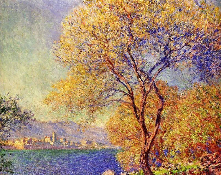 Antibes Seen From The Salis Gardens by Claude Oscar Monet