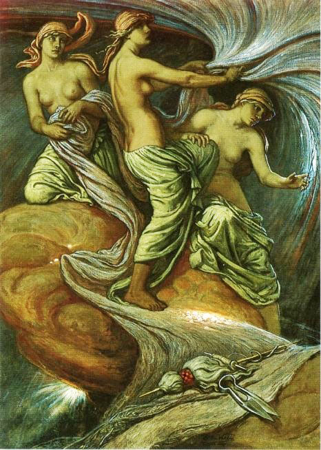 The Fates Gathering In The Stars by Elihu Vedder