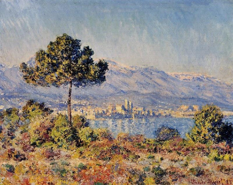 View Of Antibes From The Notre-Dame Plateau by Claude Oscar Monet