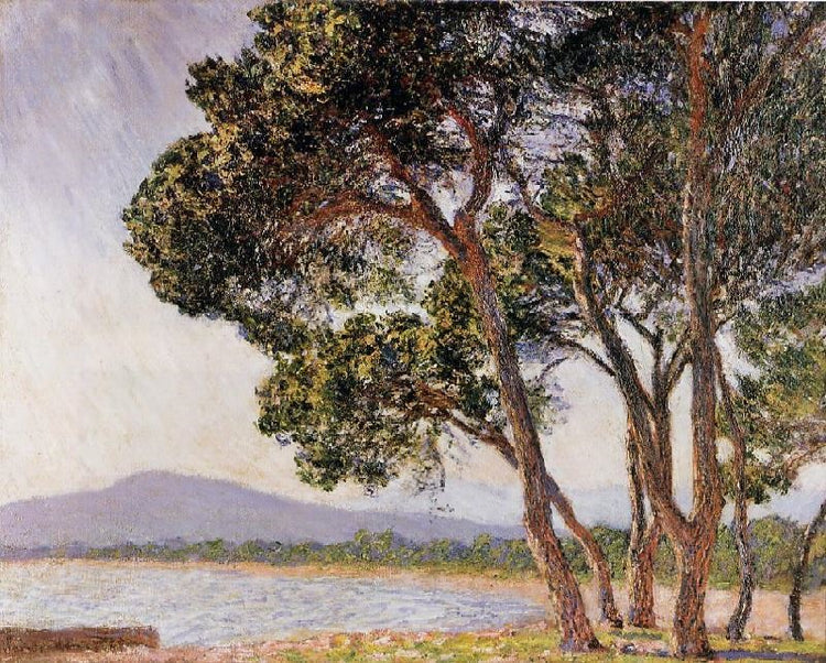 Beach In Juan-Les-Pins by Claude Oscar Monet