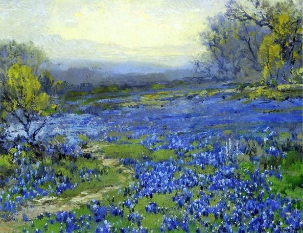 Morning In The Bluebonnets by Julian Onderdonk