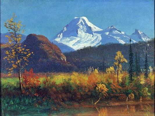 Mt. Rainier From The Southwest by Albert Bierstadt