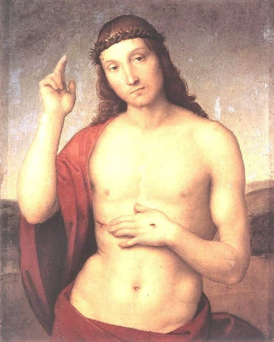 The Blessing Christ by Raphael