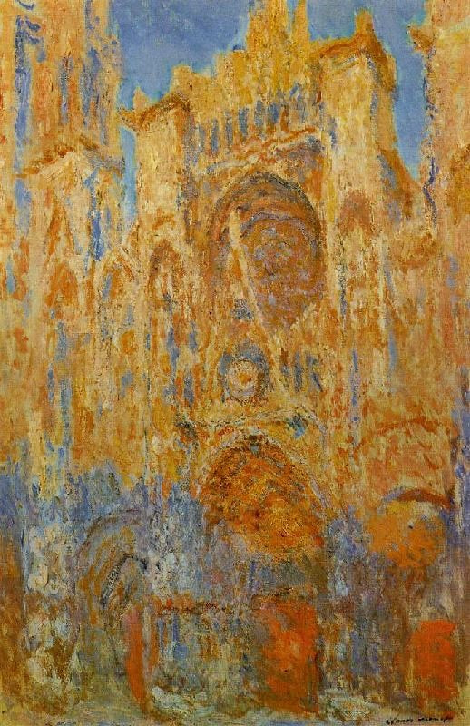Rouen Cathedral by Claude Oscar Monet
