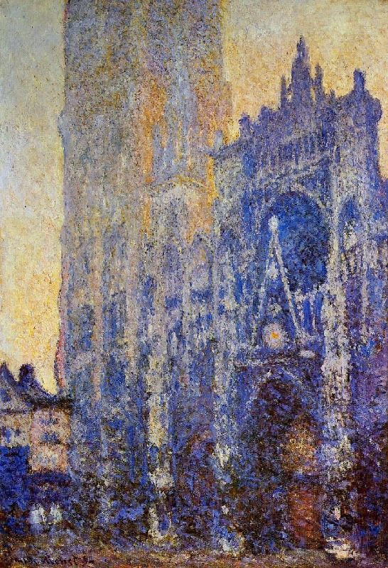 Rouen Cathedral, The Portal, Morning Effect by Claude Oscar Monet