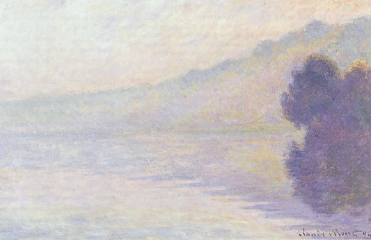 The Seine At Port-Villez, Mist by Claude Oscar Monet