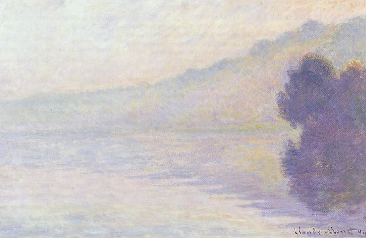 The Seine At Port-Villez, Mist by Claude Oscar Monet