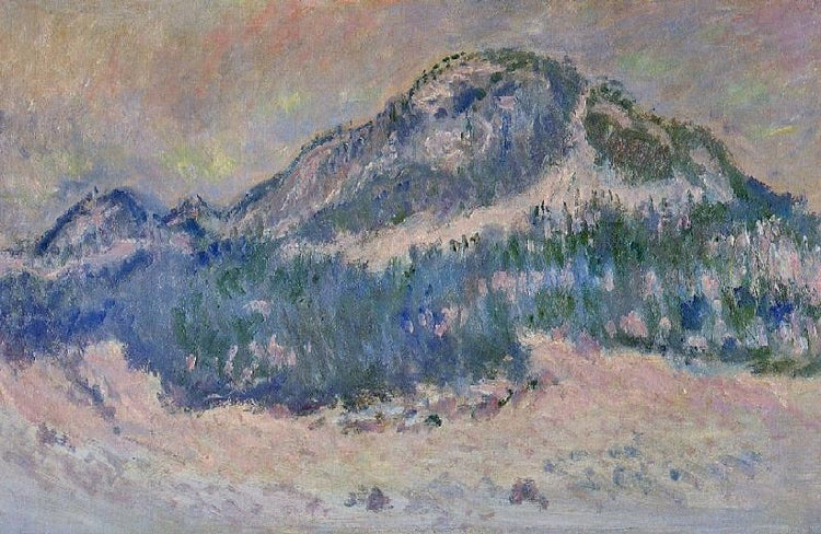 Mount Kolsaas, Rose Reflection by Claude Oscar Monet