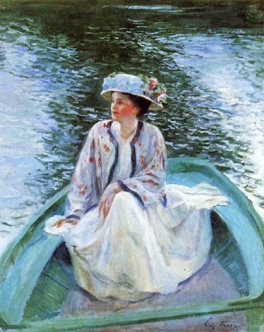On The River’S Edge by Guy Orlando Rose