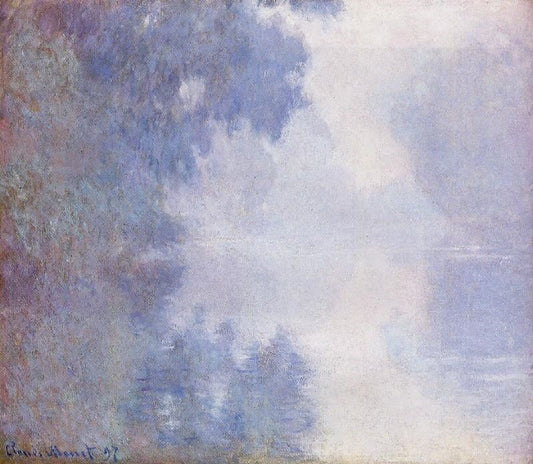 Morning On The Seine, Mist by Claude Oscar Monet
