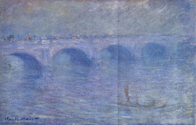 Waterloo Bridge In The Fog by Claude Oscar Monet