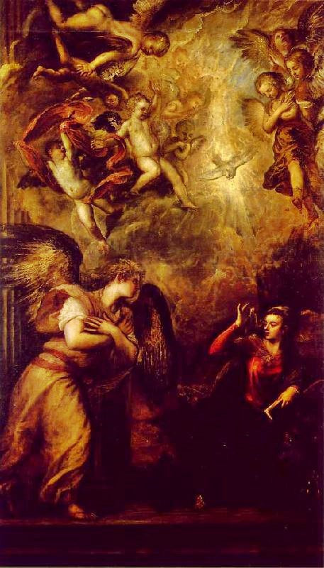 Annunciation, 1564 by Titian