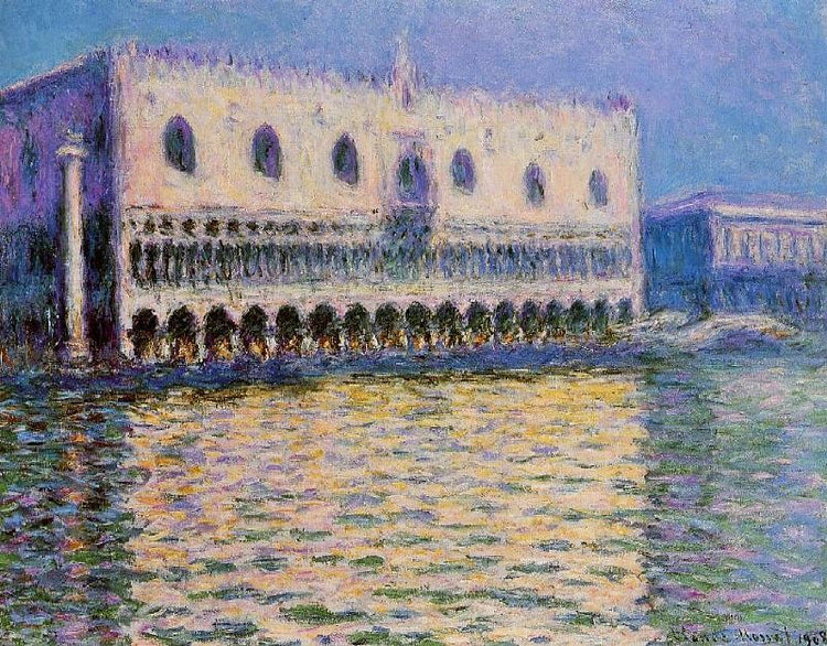The Palazzo Ducale by Claude Oscar Monet