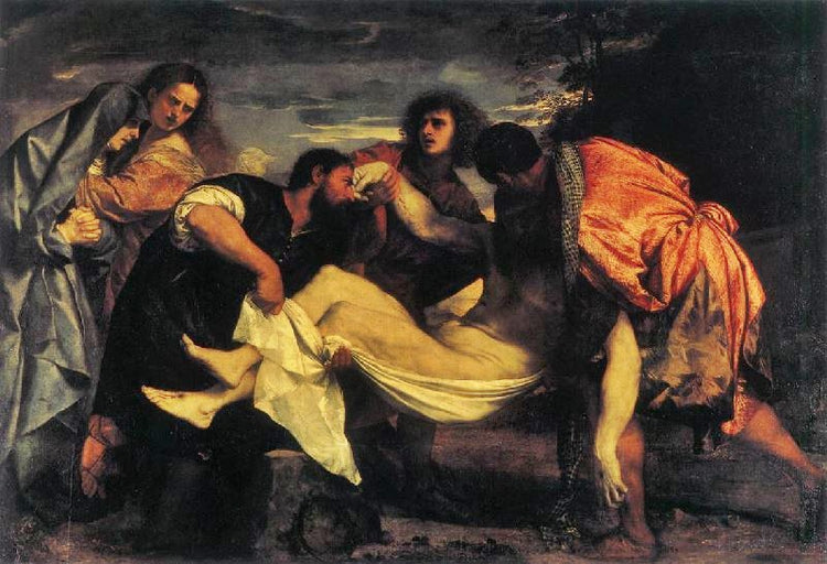 Entombment Of Christ by Titian