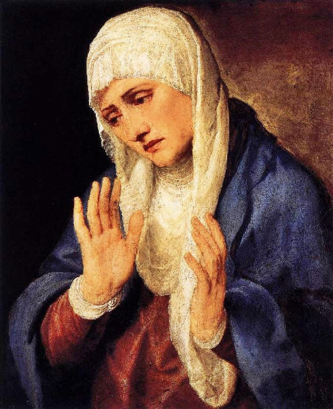 Mater Dolorosa, 1554 by Titian
