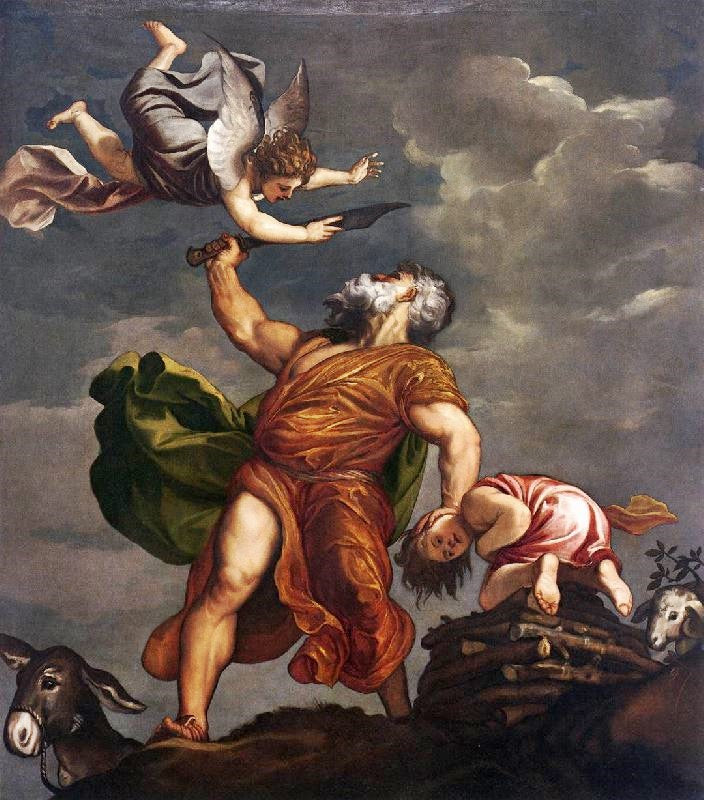 Sacrifice Of Isaac by Titian