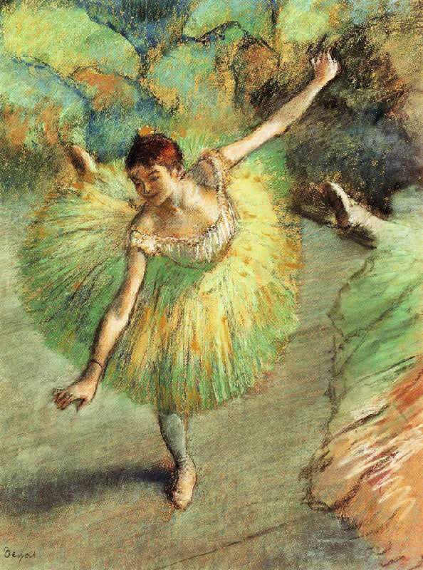 Dancer Tilting by Edgar Degas