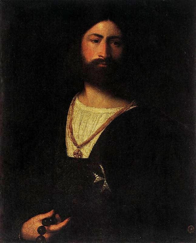A Knight Of Malta by Titian