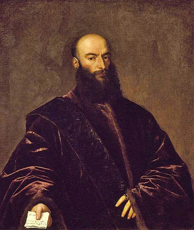 Portrait Of Jacopo, Giacomo Dolfin by Titian