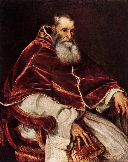 Pope Paul Iii by Titian