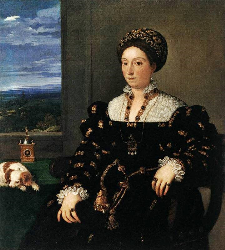 Portrait Of Eleonora Gonzaga Della Rovere by Titian