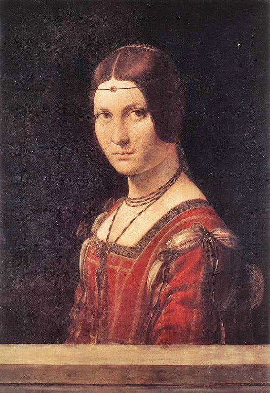 La Belle Ferroniere by Leonardo Da Vinci