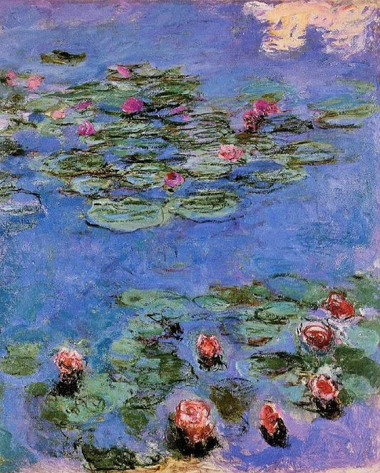 Red Water-Lilies by Claude Oscar Monet