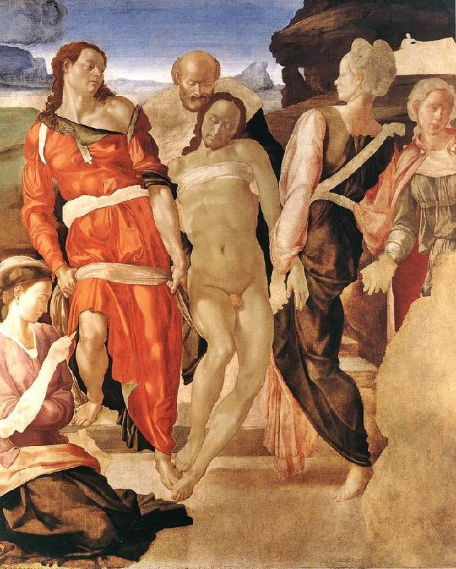 Entombment by Michelangelo Buonarroti