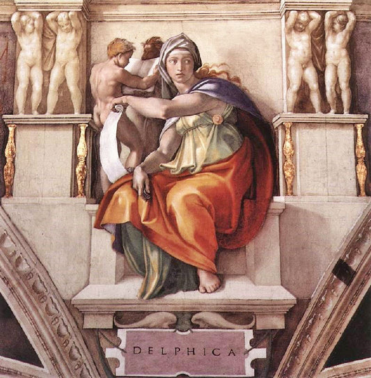 The Delphic Sibyl by Michelangelo Buonarroti