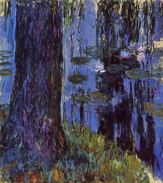 Weeping Willow And Water-Lily Pond by Claude Oscar Monet