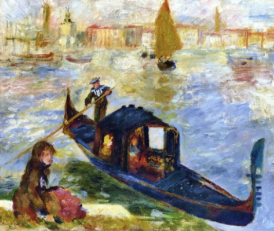 Gondola, Venice by Pierre Auguste Renoir
