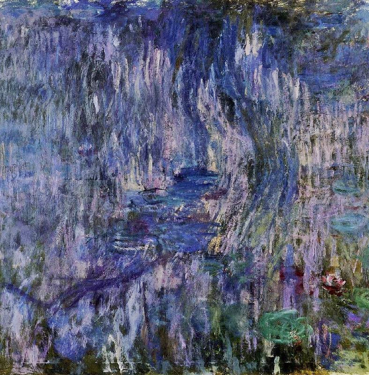 Water-Lilies, Reflection Of A Weeping Willow by Claude Oscar Monet