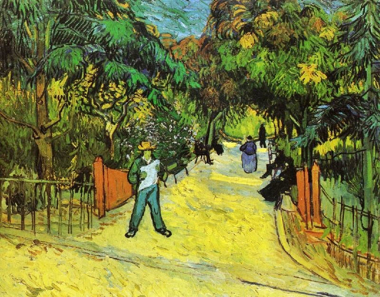 Entrance To The Public Park In Arles by Vincent van Gogh