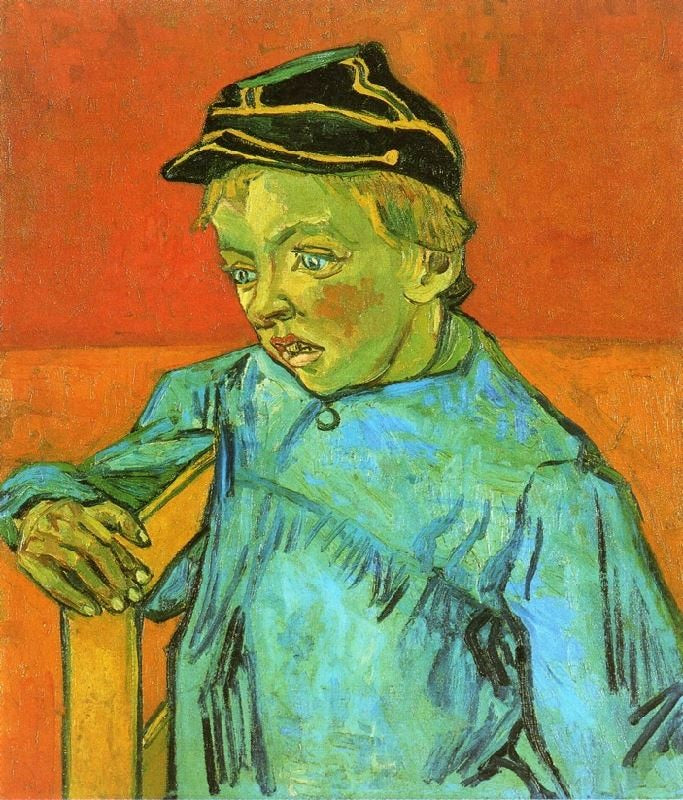 The Schoolboy, Camille Roulin by Vincent van Gogh