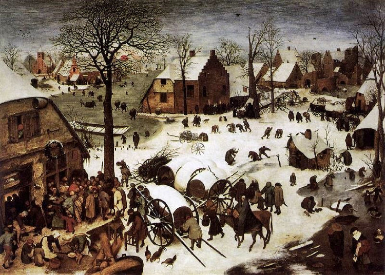The Census At Bethlehem by Pieter Bruegel the Elder