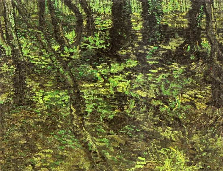 Undergrowth With Ivy by Vincent van Gogh