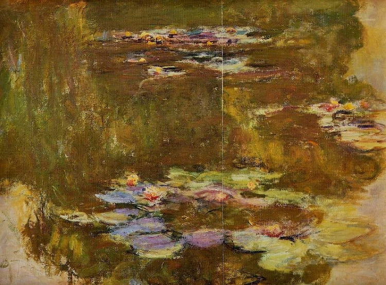 The Water-Lily Pond, Right Side by Claude Oscar Monet