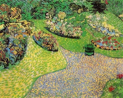 Garden In Auvers by Vincent van Gogh