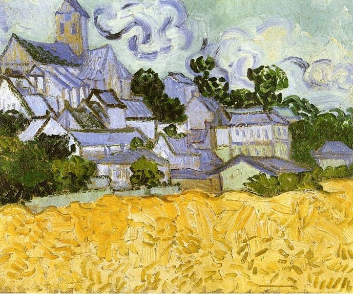 View Of Auvers With Church by Vincent van Gogh