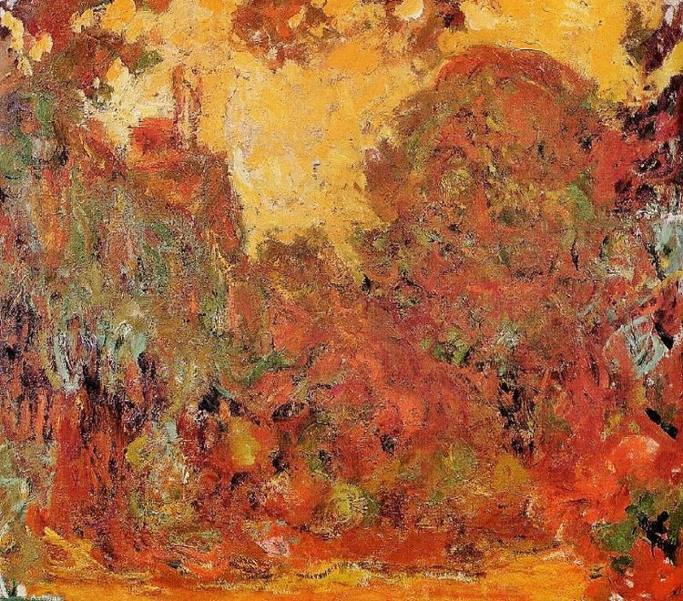 The House Seen From The Rose Garden by Claude Oscar Monet
