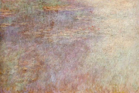 Water-Lillies Pond, Left Half by Claude Oscar Monet