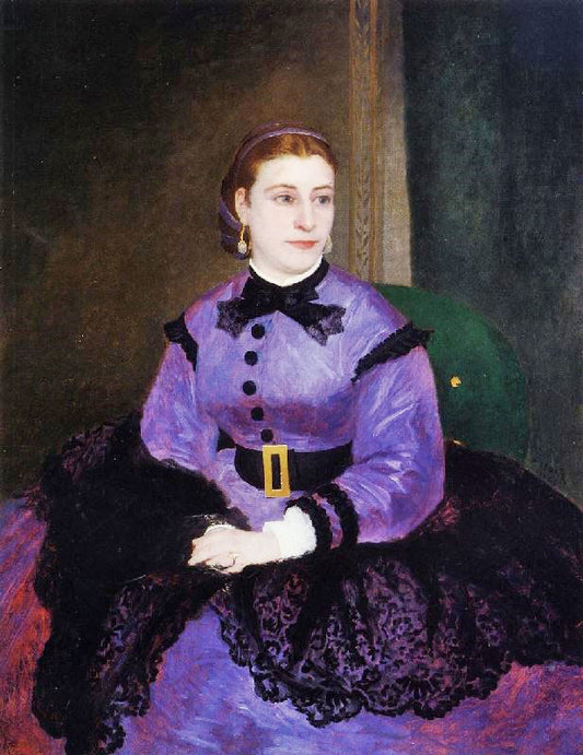 Portrait Of Mademoiselle Sicotg by Pierre Auguste Renoir